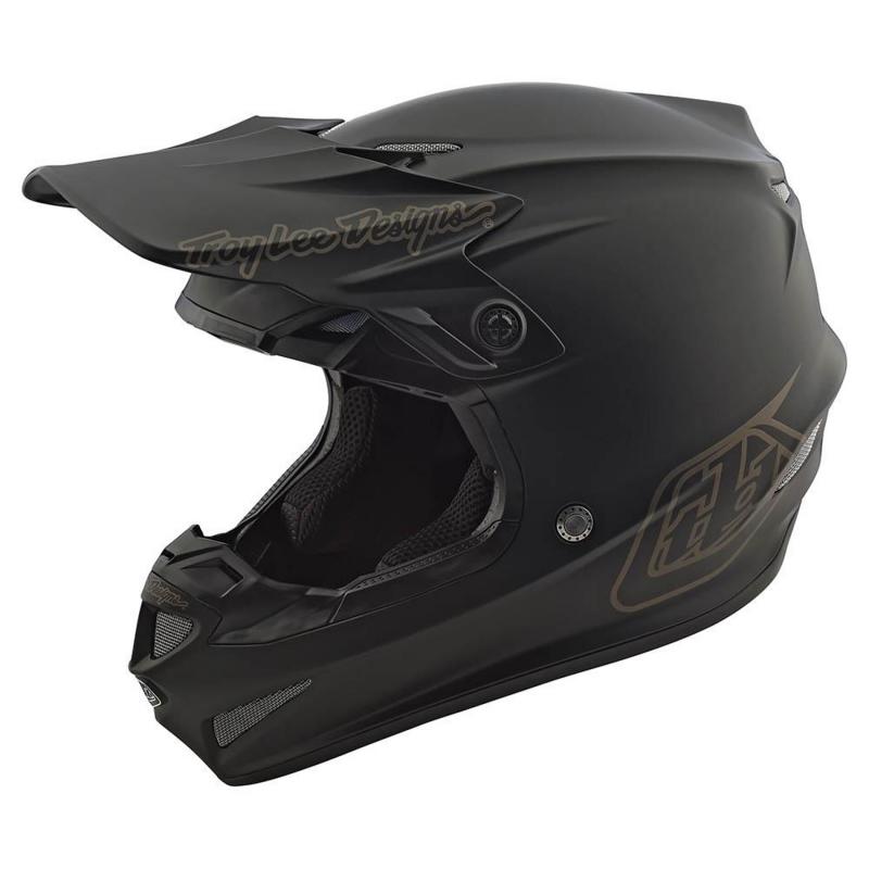Casque cross enfant Troy Lee Designs SE4 Polyacrylite Midnight Mips no