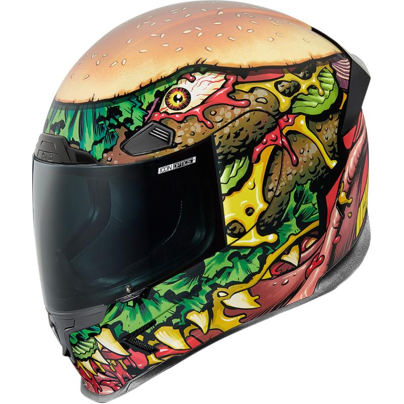 Casque intégral Icon Airframe Pro Fastfood multicolore