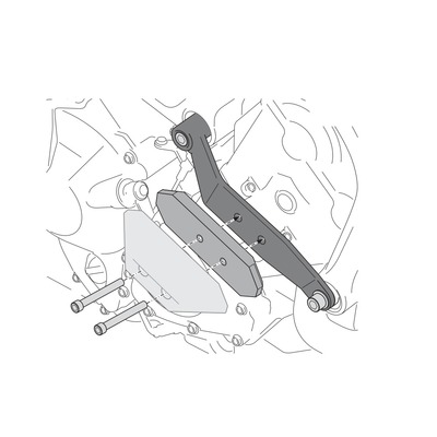 Kit fixation SW Motech pour tampons de protection Kawasaki ER-6 N 12-16