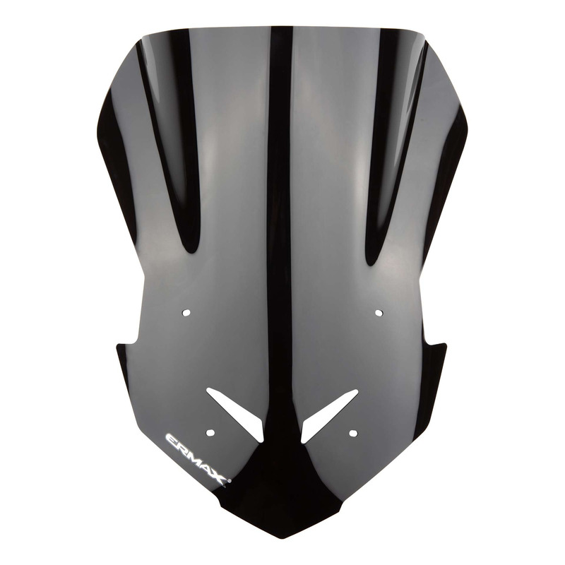 Pare-brise Ermax haute protection 50 cm Yamaha Tracer 9 21-24 noir fon