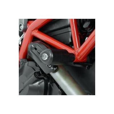 Tampons de protection R&G Racing Aero noir Ducati Hypermotard 821 13-14