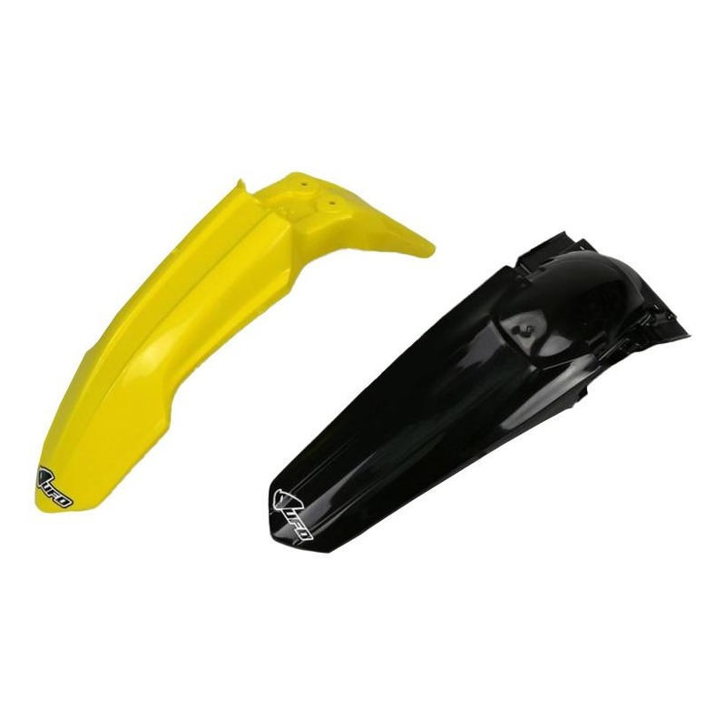 Kit garde-boue avant et arrière UFO Suzuki 250 RM-Z 13-17 jaune/noir
