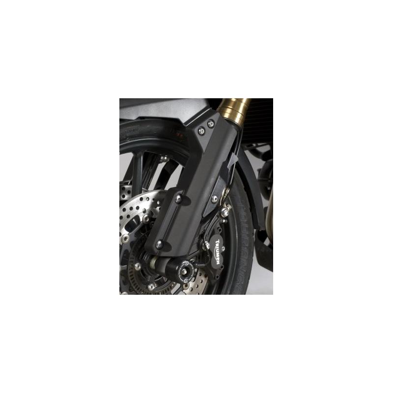 Tampons de protection de fourche R&G Racing noirs Triumph Tiger 1200 E