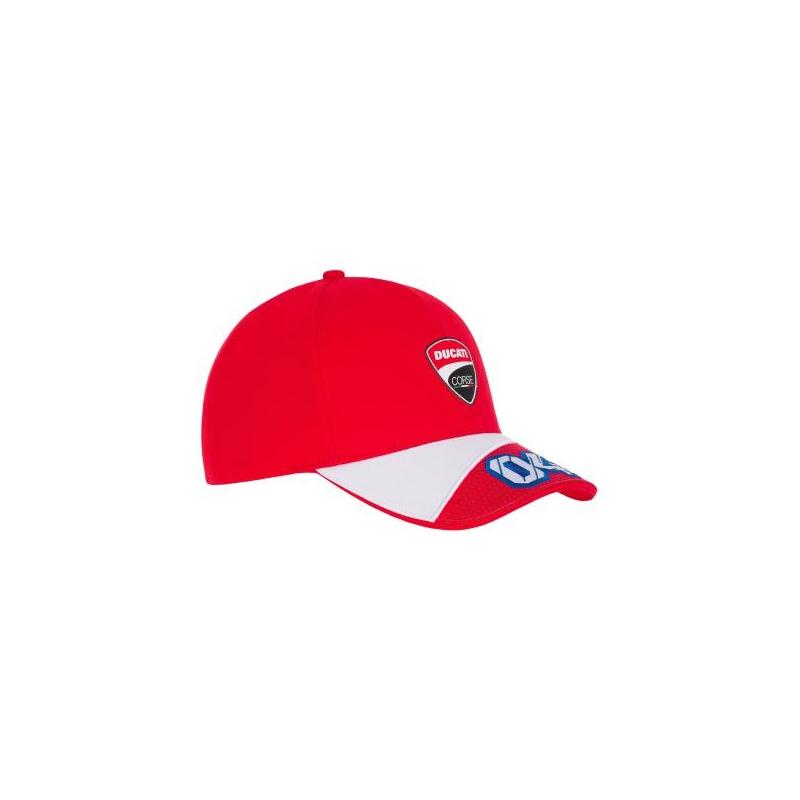 Casquette baseball Ducati Dual Dovizioso 04 rouge