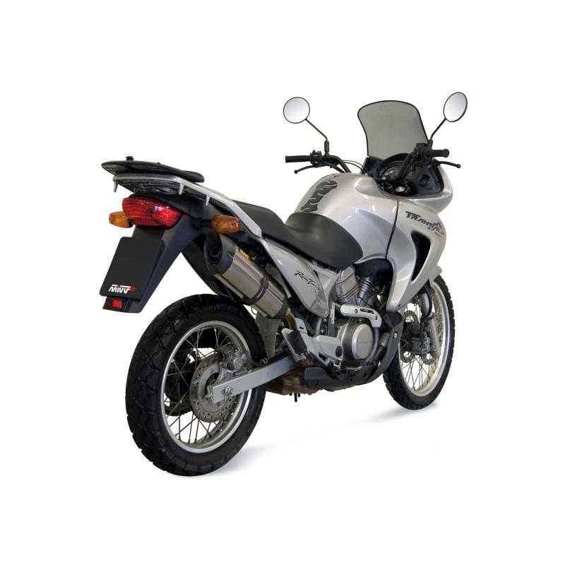 Silencieux MIVV Suono inox / casquette carbone Honda XL650V Transalp 0