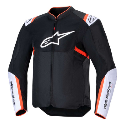 Blouson textile Alpinestars T-SPS Air V2 black/white/red fluo