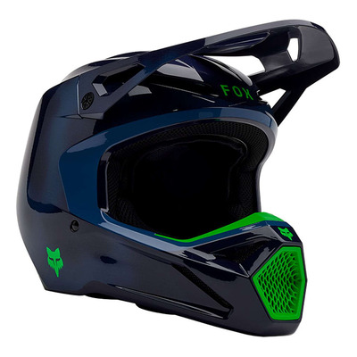 Casque cross Fox Racing V1 Taunt navy