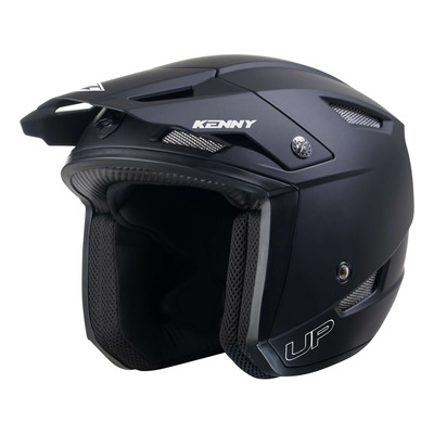 Casque trial Kenny Trial Up Solid black matt