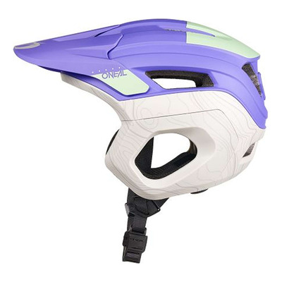 Casque VTT O'Neal Trapper Evo Quin ready Violet/Menthe/Gris