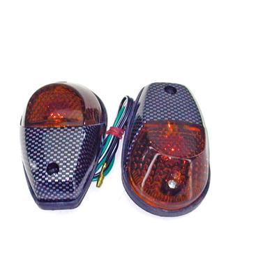 Clignotants TNT Tuning gouttes d'eau carbone nacré