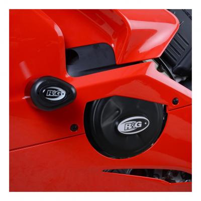 Couvre carter d’alternateur R&G Racing noir Ducati Panigale V4 17-18