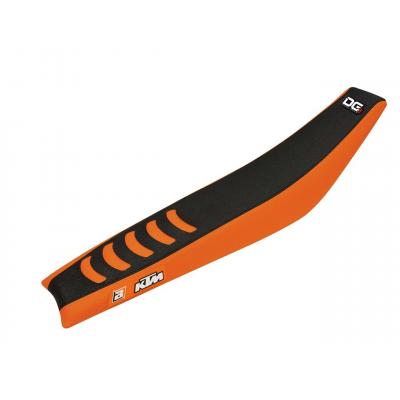 Housse de selle BlackBird - Double Grip 3 - KTM SX/SXF 16-18 - Orange/Noir