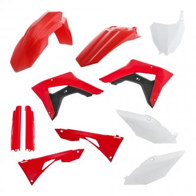 Kit plastique complet Acerbis Honda CRF 450RX 19-20 rouge/Blanc/Noir Brillant