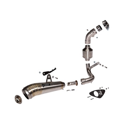 Ligne complète homologué MIVV Ghibli inox KTM RC390 14-