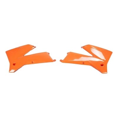 Ouïes de radiateur UFO KTM 250 SX 05-06 orange (orange KTM 98-12)