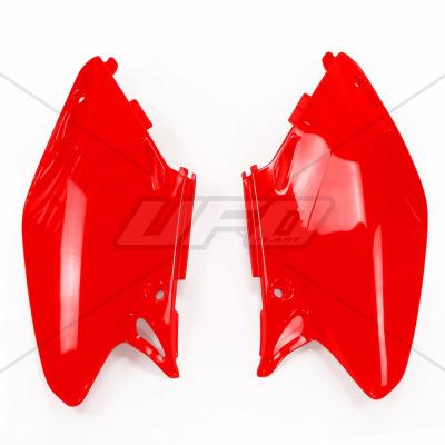 Plaque numéro latérale UFO Honda CR 250R 02-04 rouge (rouge CR 00-12