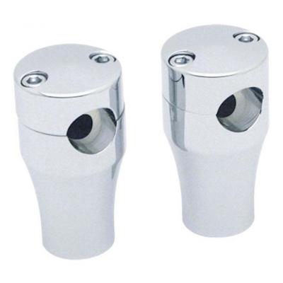 Rehausseurs Covingtons pour guidon Ø 1'' hauteur 7,6 cm chrome