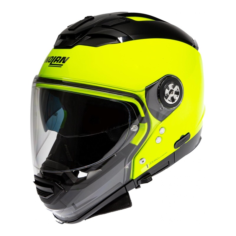 Casque transformable Nolan N70-2 GT Hi-Visybility N-Com France Métal