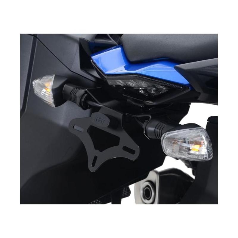 Support de plaque d’immatriculation R&G Racing noir Kawasaki Z 1000 SX 14-17