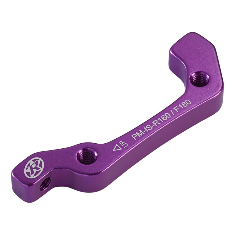 Adaptateur étrier frein Reverse International Standard/Post-Mount (180/160) violet