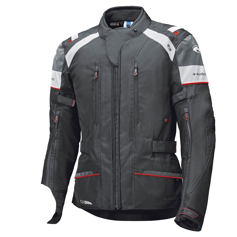 Blouson textile Held Tivola ST GTX noir/blanc/rouge (long)- L-M