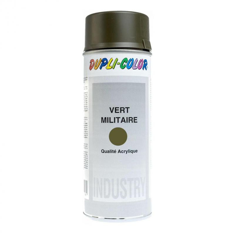 Bombe peinture Vert militaire mat Motip 400 ml 140181