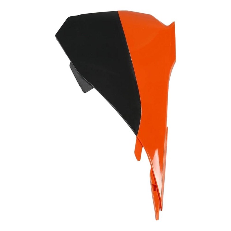 Cache boite à air gauche UFO KTM 85 SX 13-17 orange/noir