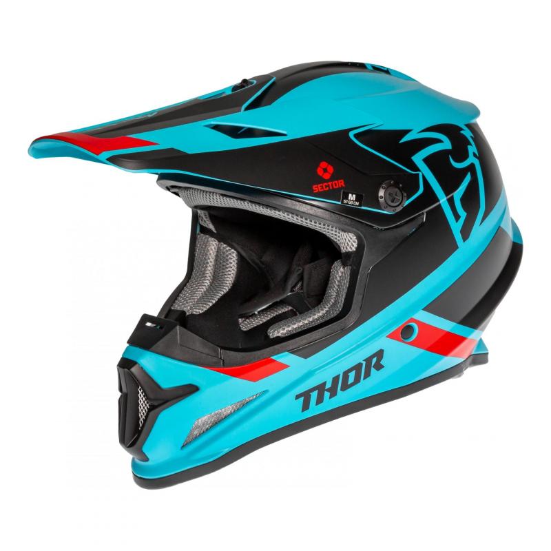Casque cross Thor Sector Split Mips bleu/noir- 2XL