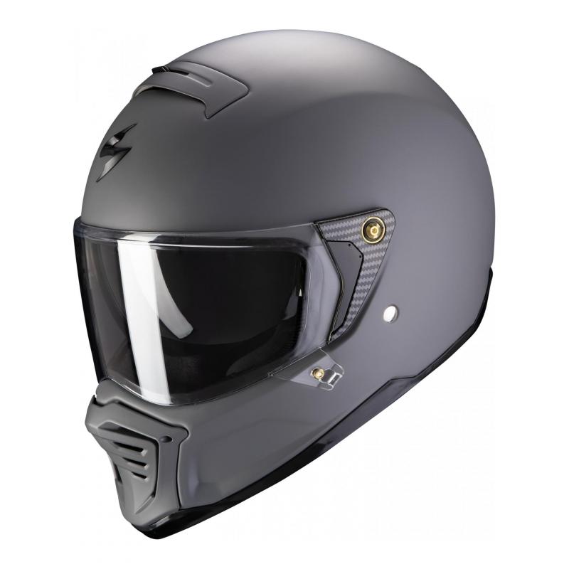 Casque intégral Scorpion Exo-HX1 Solid gris ciment mat- XS