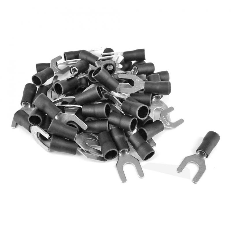 COSSES FOURCHES Diam6 2.5-4.0mm2 noire(boite 50pcs)