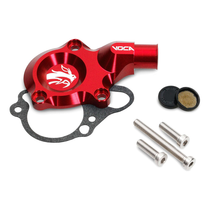 Couvercle de pompe à eau Voca Racing CNC rouge AM6