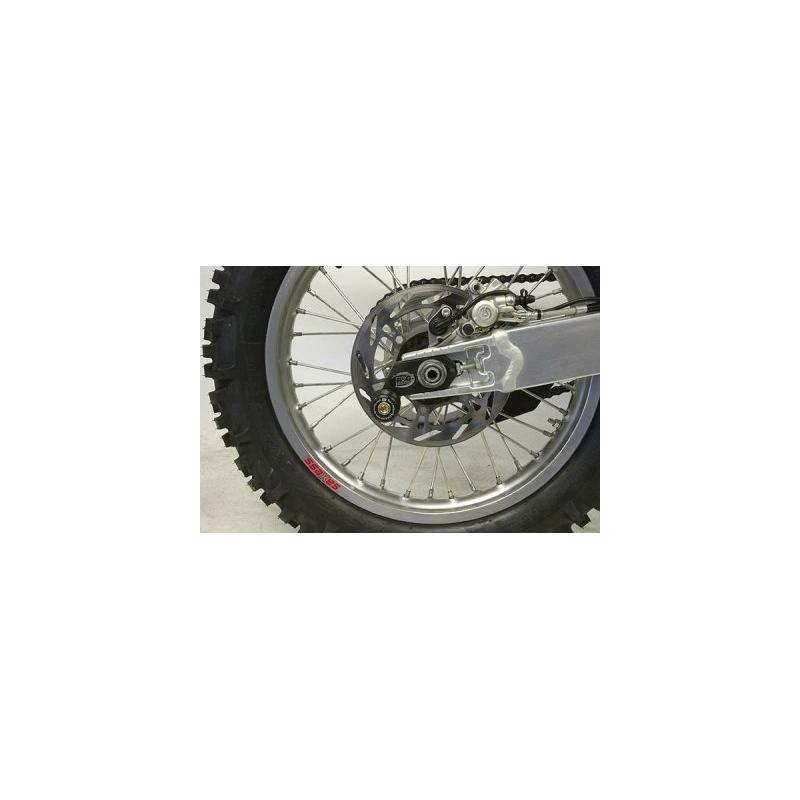 Diabolos de bras oscillant R&G Racing noir sur platine BMW G 450 X 07-