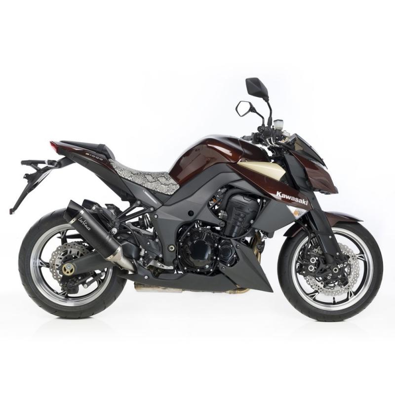 Double silencieux Leovince LV One Evo full carbone pour Kawasaki Z 1000 10-13