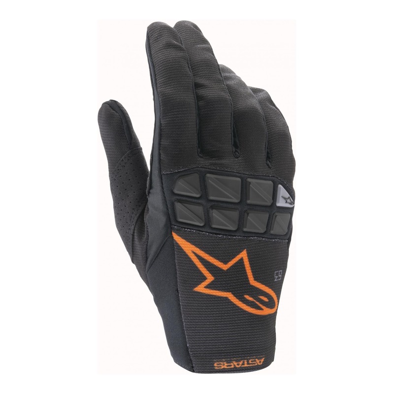 Gants cross Alpinestars Racefend noir/orange- S