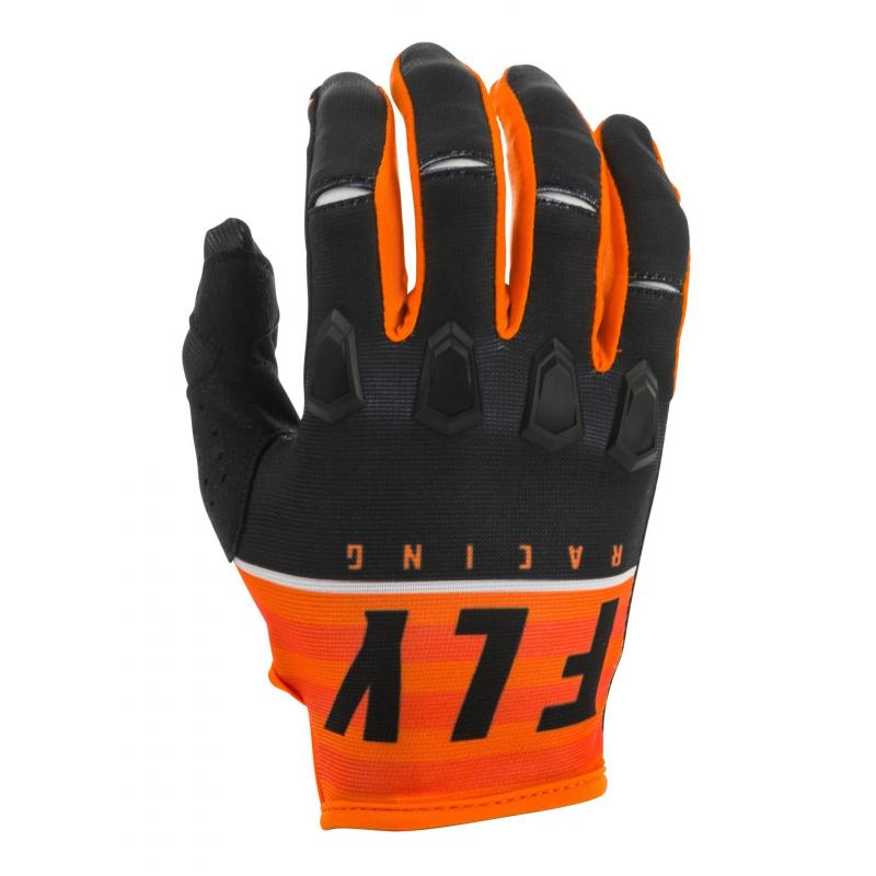 Gants cross Fly Racing Kinetic K120 orange/noir/blanc- XS/7