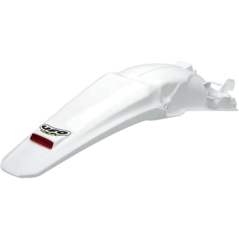 Garde-boue arrière + feu arrière UFO Honda CRF 250X 04-13 blanc