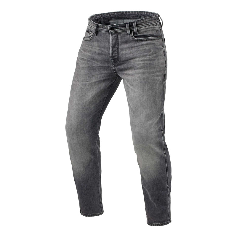 Jean moto Rev’It Ortes Tapered gris moyen délavé – L30