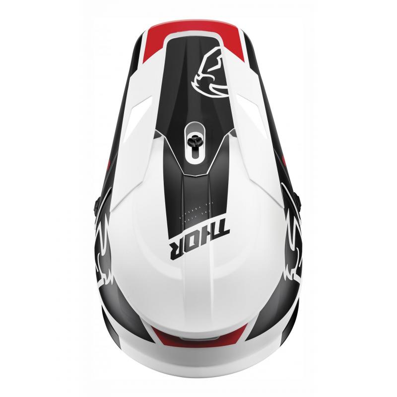 Kit visière Thor pour casque Split Mips blanc/noir