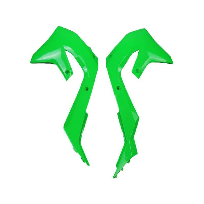 Ouïes de radiateur UFO Kawasaki 450 KX-F 2019 vert fluo