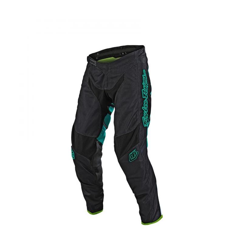 Pantalon cross enfant Troy Lee Designs GP Drift noir/turquoise- Y18