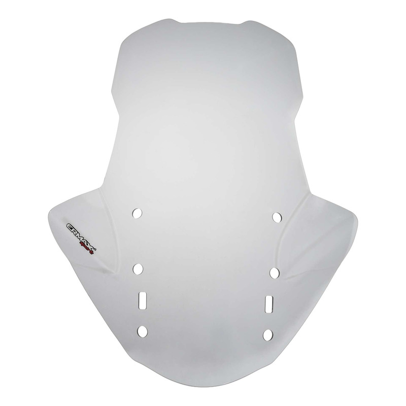 Pare-brise Ermax haute protection 70 cm avec protections mains Peugeot Metropolis 400i 13-20 gris