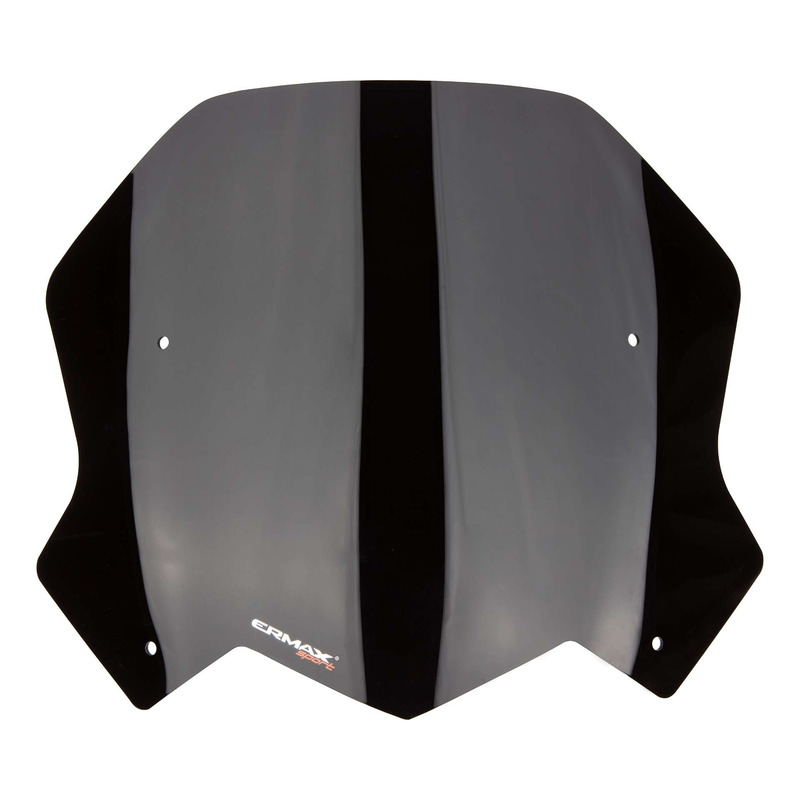 Pare-brise Ermax Sport 36 cm Yamaha T-Max 560 20-21 noir foncé opaque