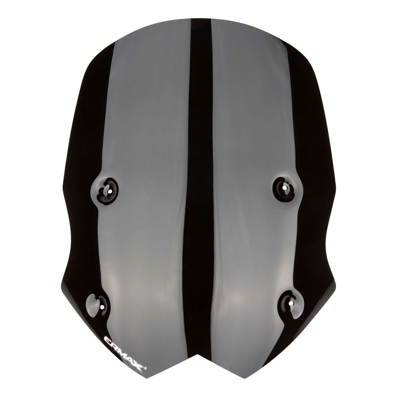 Pare-brise taille origine 55 cm Ermax Yamaha T-Max 530 12-16 noir fonc