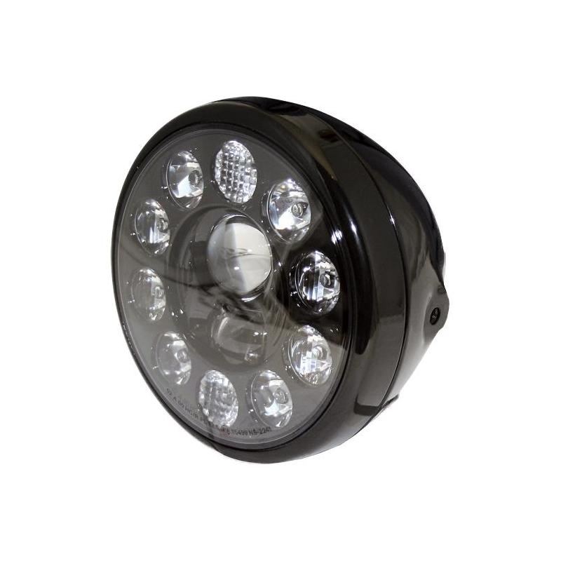Phare LED Highsider Reno type 1 fixations latérales noir