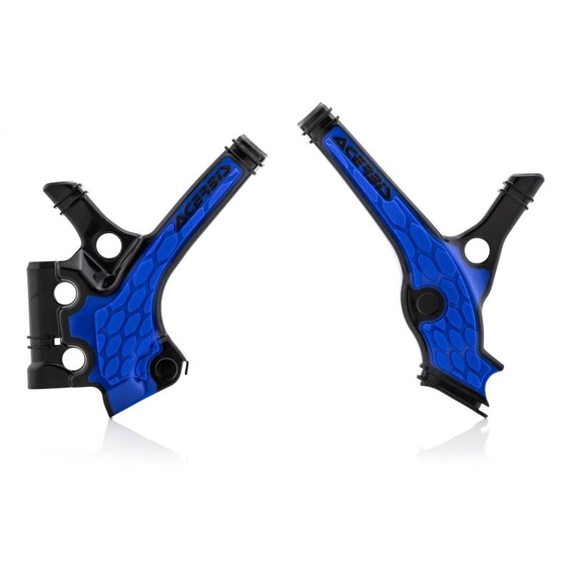 Protection de cadre Acerbis X-Grip Yamaha 85 YZ 19-20 Noir/Bleu Brillant