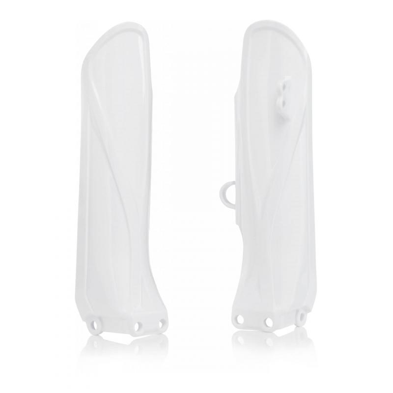 Protections de fourche Acerbis Yamaha 85 YZ 19-20 Blanc Brillant