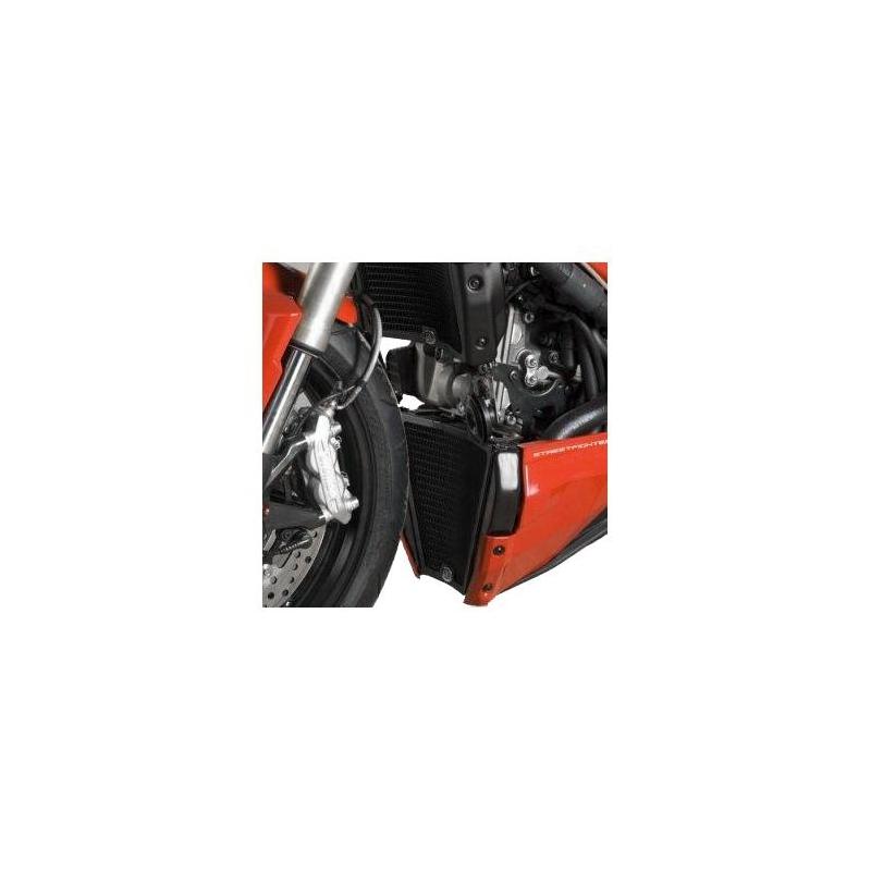 Protections de radiateurs noires R&G Racing Ducati Streetfighter 848 12-15
