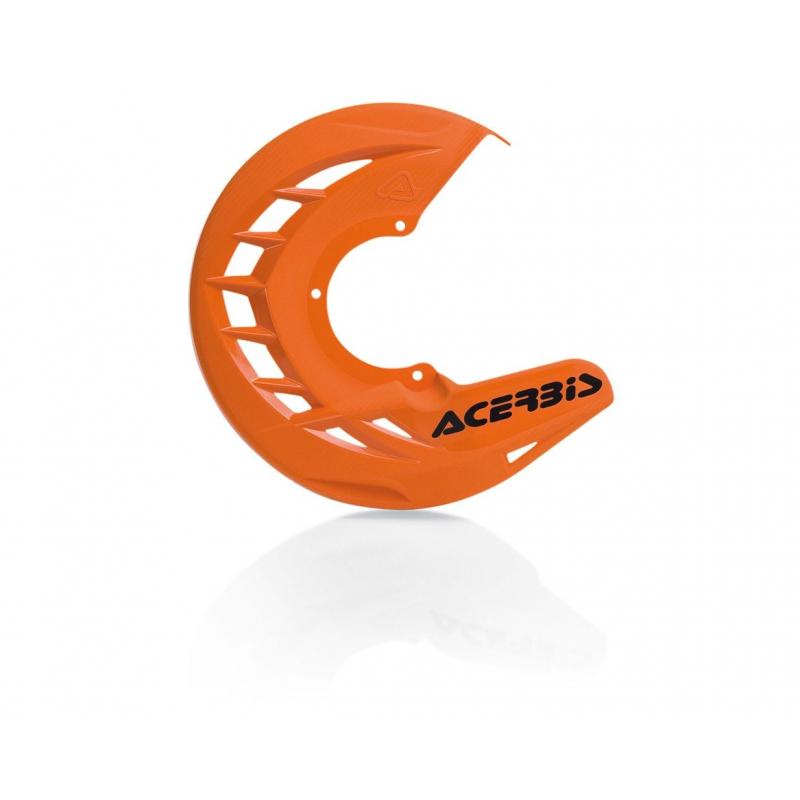 Protège disque avant Acerbis X-BRAKE Orange Brillant
