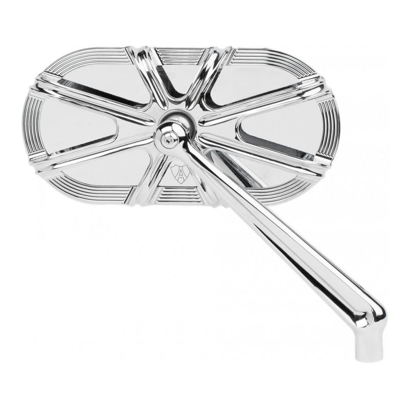 Rétroviseur Droit Arlen Ness série Cage Harley Davidson tige chrome
