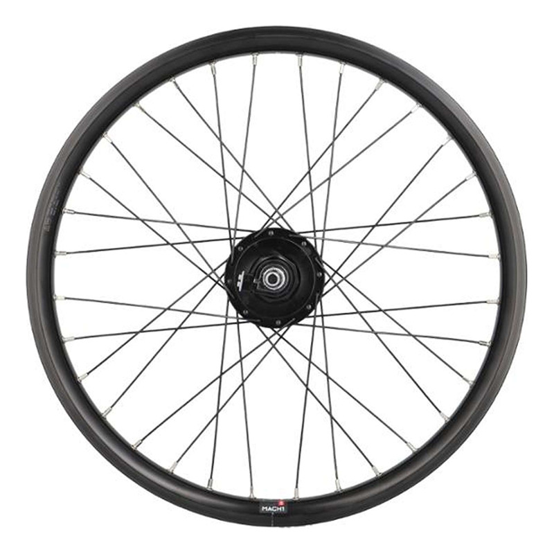 Roue avant E-Bike Cargo 20’’ Velox Mach1 M260 Moyeu Dynamo Shimano noir